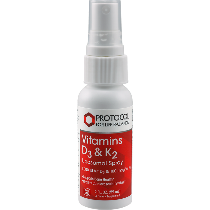 Protocol For Life Balance Vitamins D3 & K2 Liposomal Spray 2 fl oz