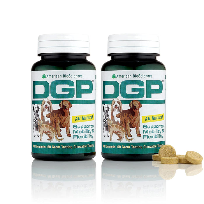 American BioSciences DGP Joint Support for Pets  - 60 Chewable Tablets (2-Pack)