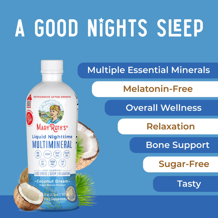 Mary Ruth's Liquid Nighttime Multivitamin Multimineral 32 fl oz