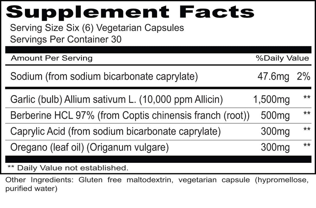 Priority One Nutritional Supplements SIBOtic™ 180 Vegetarian Capsules