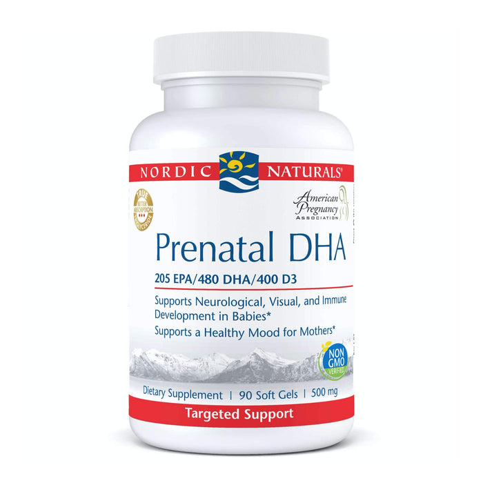 Nordic Naturals Pro Prenatal DHA, Unflavored 90 Soft Gels