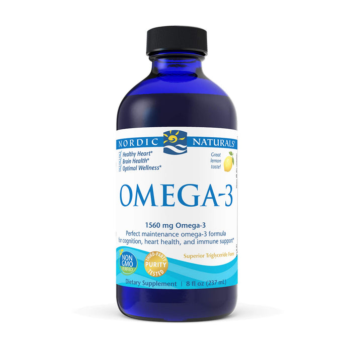 Nordic Naturals Omega-3 Lemon Flavor 8 oz  liquid 48 Servings