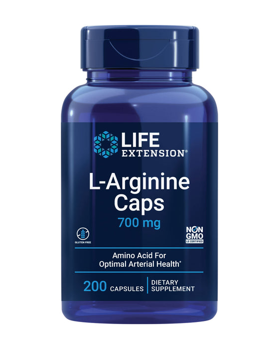 Life Extension L-Arginine Caps 700mg 200 Capsules