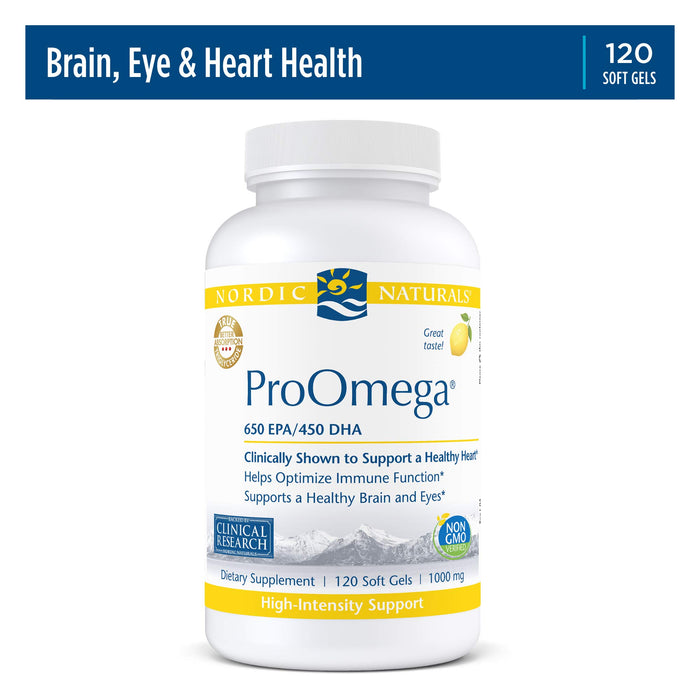 Nordic Naturals ProOmega 1280 mg Omega-3-120 Soft Gels