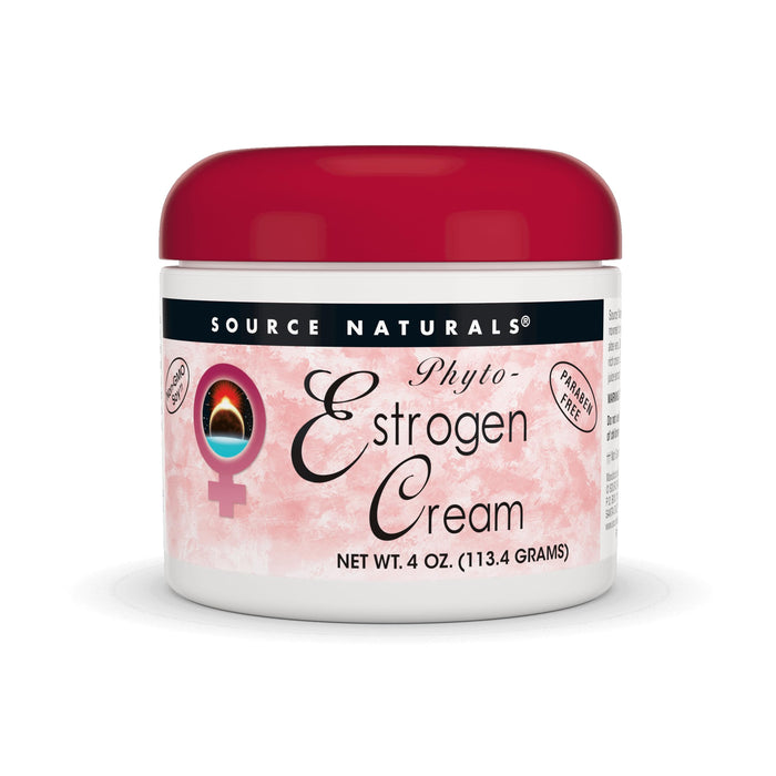 Source Naturals Phyto-Estrogen Cream, Paraben-Free - 4 oz Cream