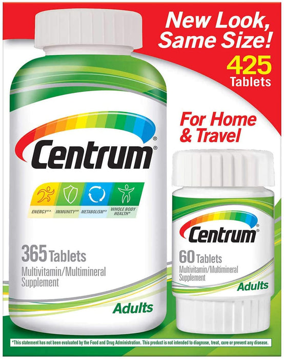 Centrum Adults Multivitamin, 425 Tablets