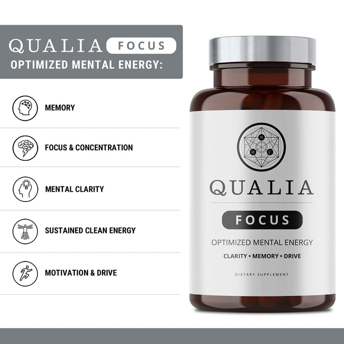 Qualia FOCUS Brain Booster Supplement 30 ct