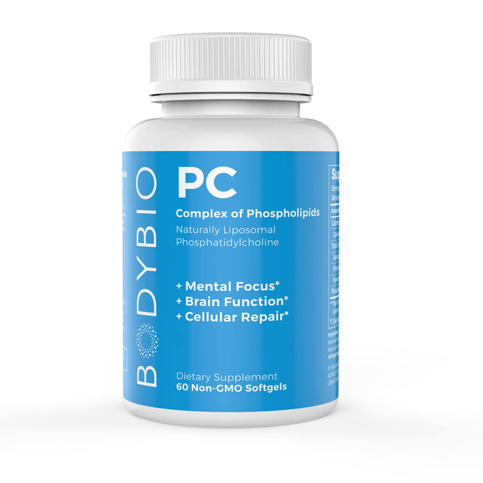 BodyBio - PC Phosphatidylcholine + Phospholipids 60 Softgels