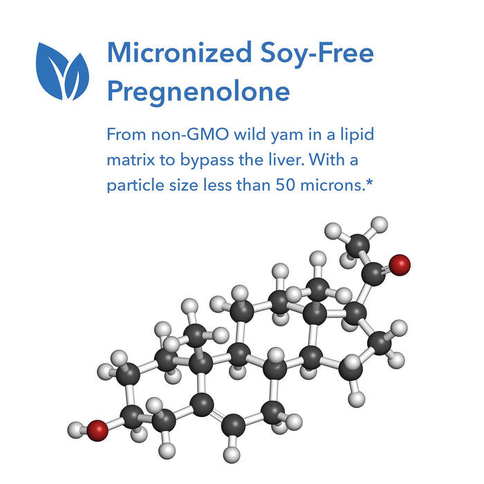 Allergy Research Group - Pregnenolone 50mg Micronized Lipid Matrix 60 Scored Tablets