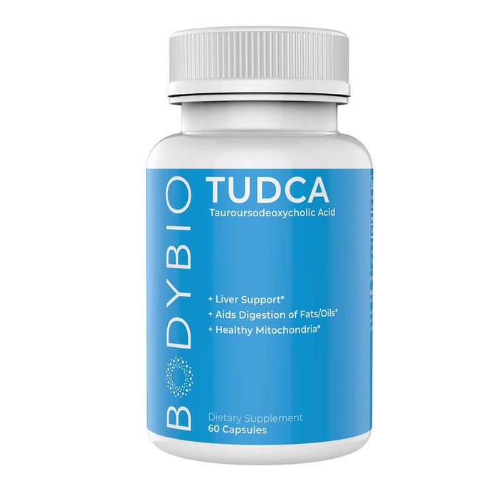 BodyBio Tudca 60 Capsules Liver Support for Detox and Cleanse