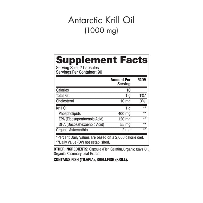 Dr. Mercola Antarctic Krill Oil 180 Capsules