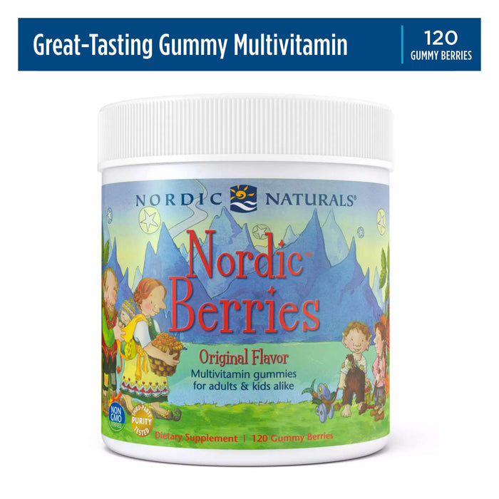 Nordic Naturals- Nordic Berries 3 Gram Gummy Berries 120 Count