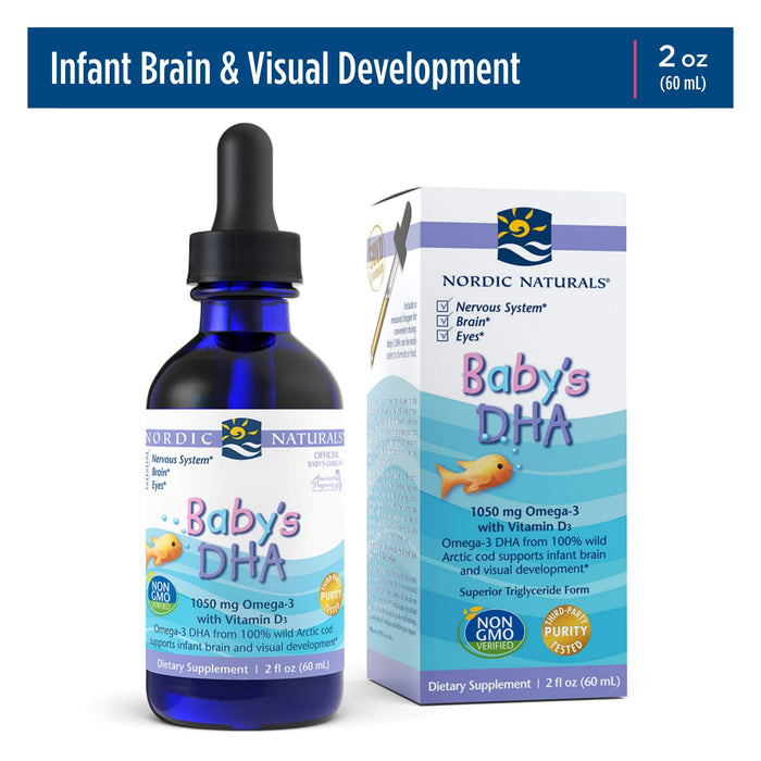 Nordic Naturals Baby's DHA, Unflavored - 2 oz