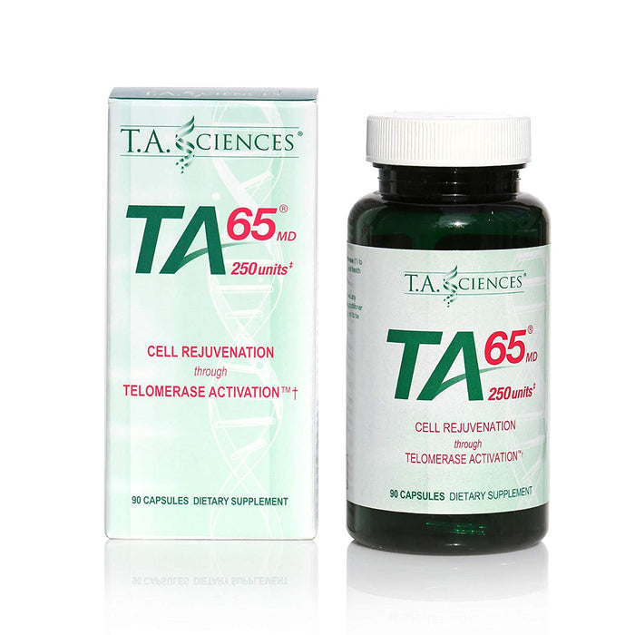 T.A. Sciences TA-65 250 Units cell rejuvenation through Telomerase Activation 90 Capsules