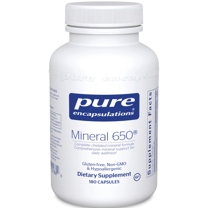 Pure Encapsulations Mineral 650 180 vcaps
