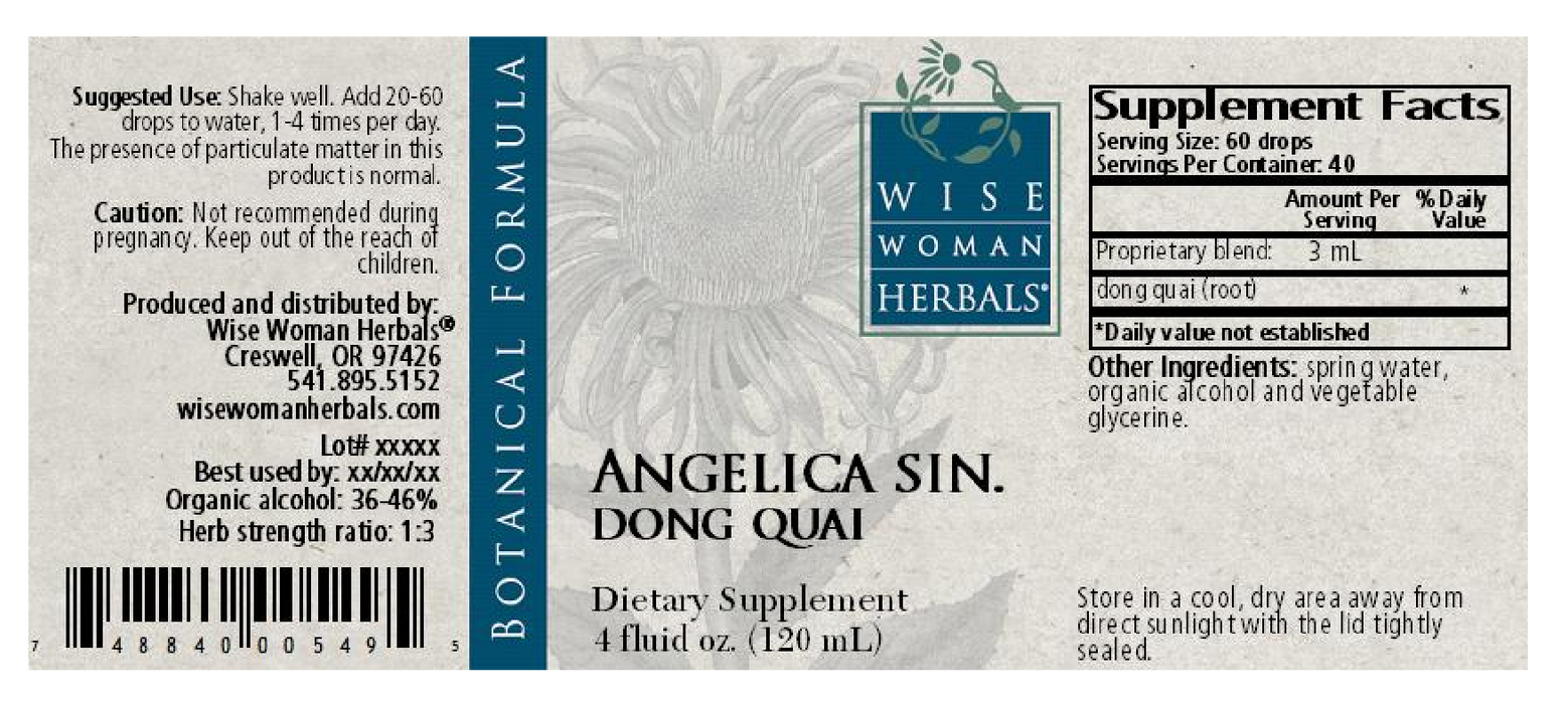 Wise Woman Herbals Angelica sin/dong quai