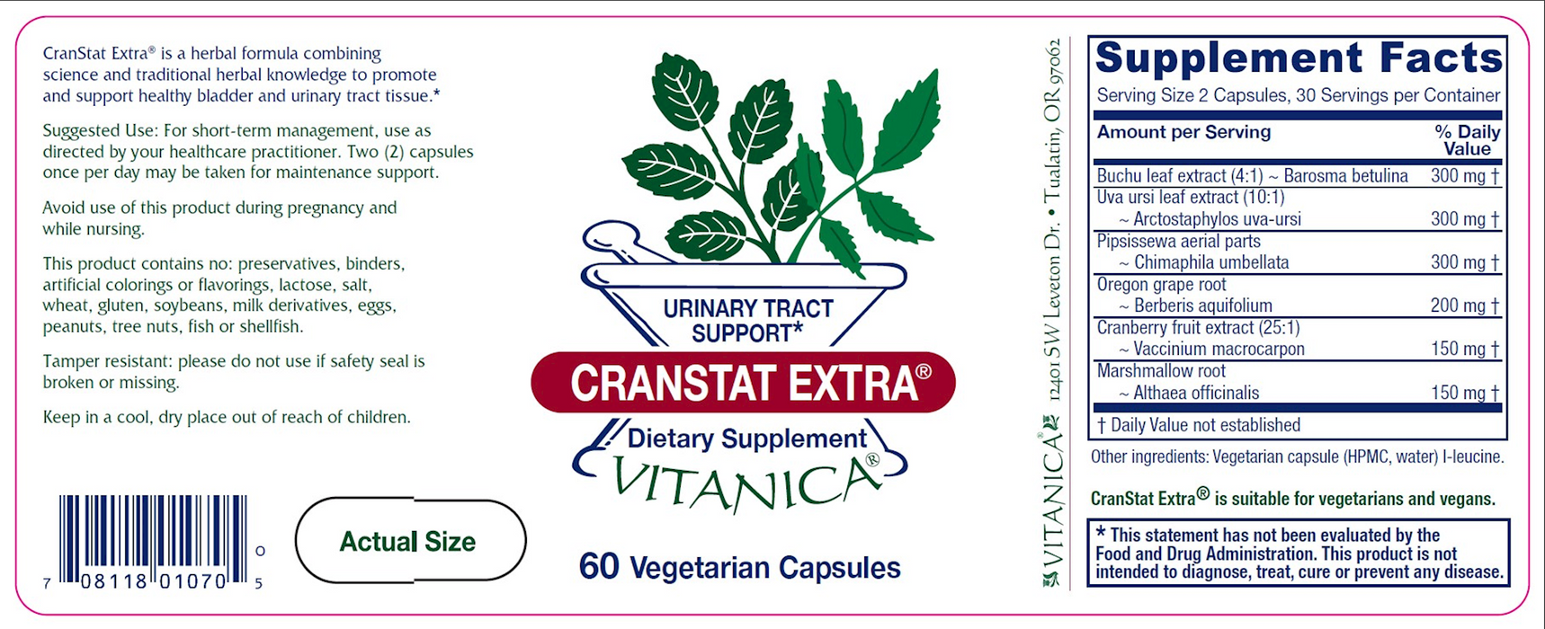 Vitanica CranStat Extra 60 caps