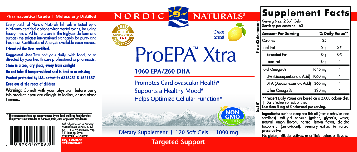 Nordic Naturals ProEPA Xtra 120