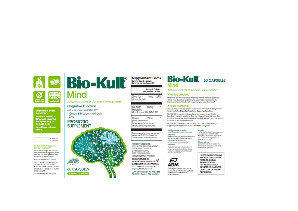 Bio-Kult Bio-Kult Mind Probiotic 60 caps