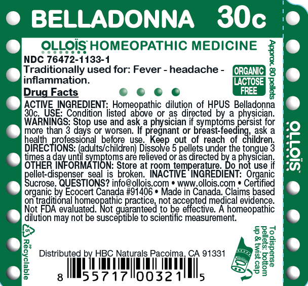 Ollois Belladonna Organic 30c 80 plts