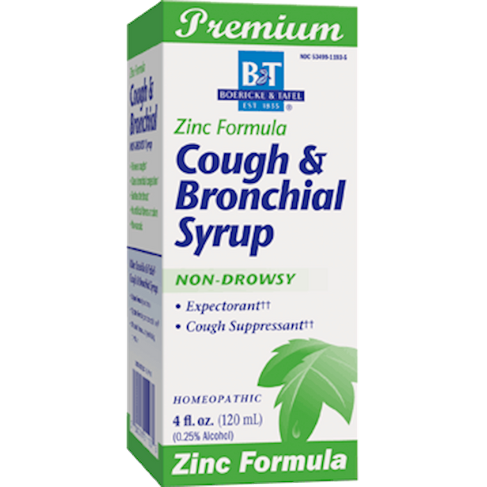 Boericke & Tafel Cough & Bronchial Syrup with Zinc