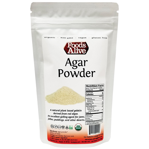 Foods Alive Organic Agar Powder serving 19