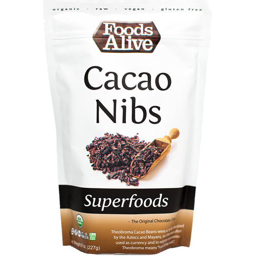Foods Alive Cacao Nibs Organic 8 oz