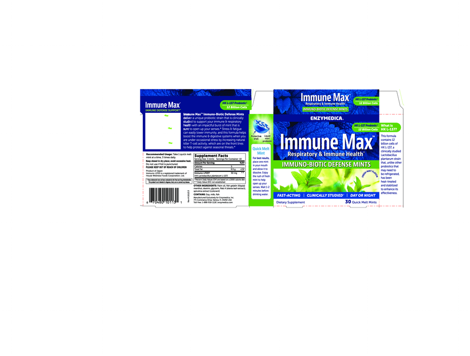 Enzymedica Immune Max Immuno-Biotic Mints 30 ct