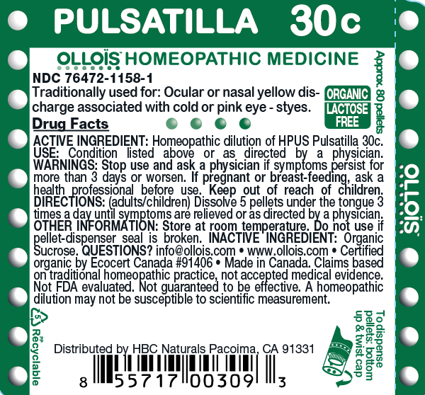 Ollois Pulsatilla Organic 30c 80 таблеток