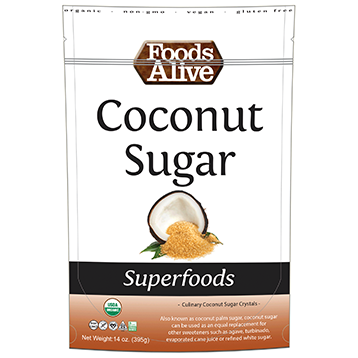 Foods Alive Кокосовый сахар 14 унций