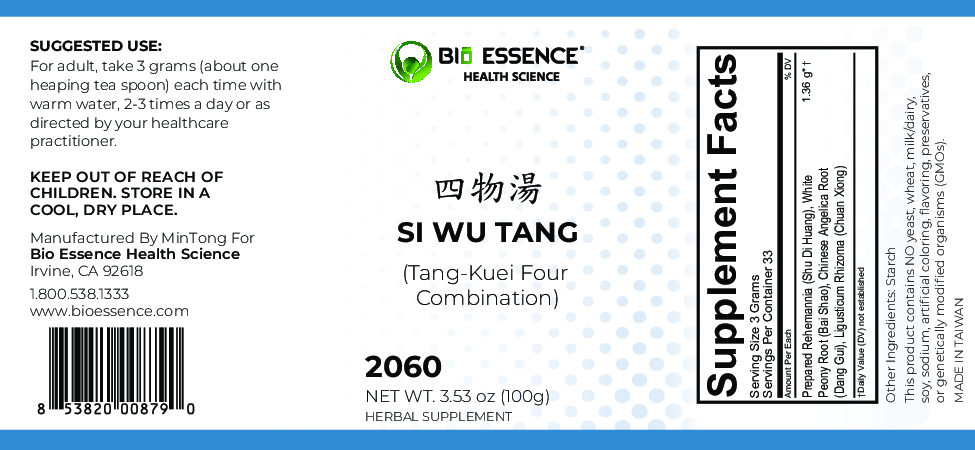 Bio Essence Health Science Si Wu Tang 33 servings