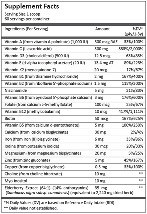 Vita Aid Pediatric Multi+ 60 servings