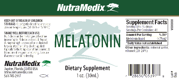 Nutramedix Inc. Melatonin 1 fl oz
