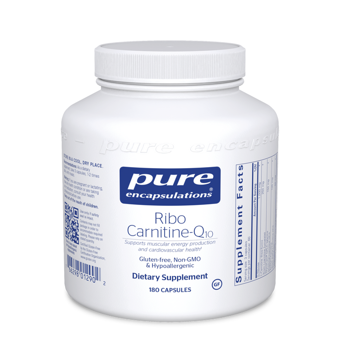 Pure Encapsulations RiboCarnitine-Q10 180 vcaps