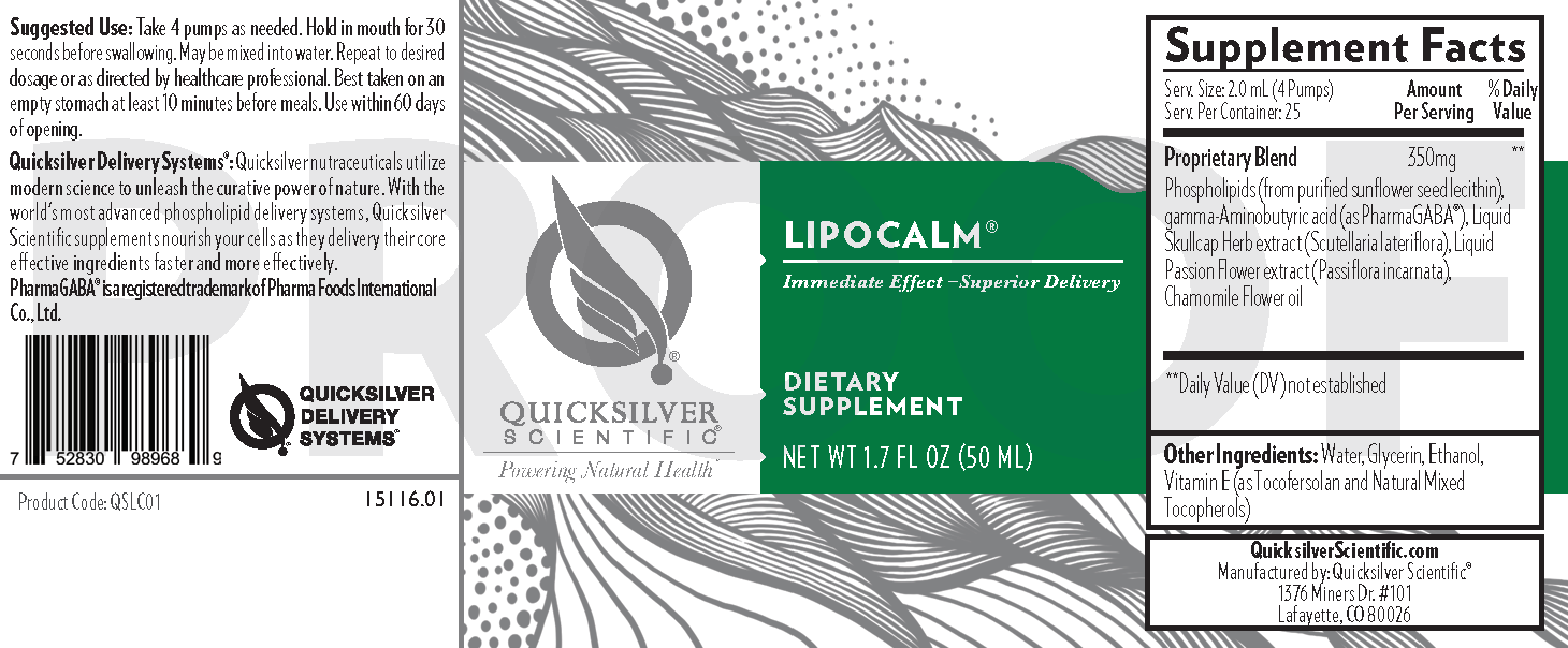 Quicksilver Scientific LipoCalm  1.7 fl oz