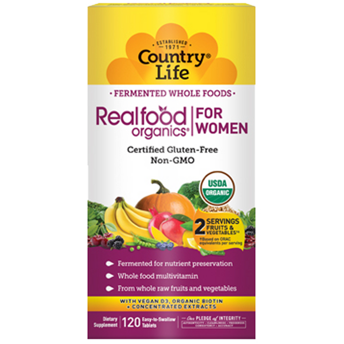 Country Life RealFood Organics for Women 120 tabs