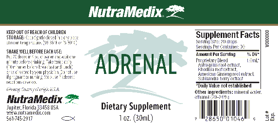 Nutramedix Inc. Adrenal 1 fl oz