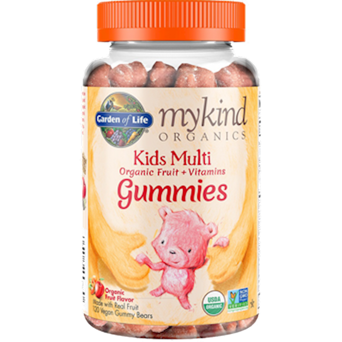Garden of Life Mykind Kids Multi-Fruit 120 Gummy Bears