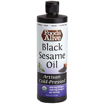 Foods Alive Black Sesame Seed Oil Organic 8 fl oz