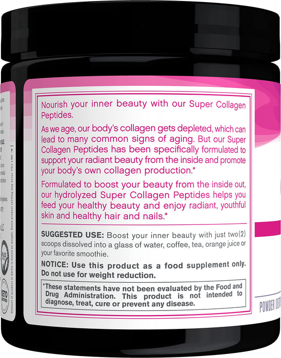 NeoCell Super Collagen Powder Unflavored 7 Oz 10g Collagen Peptides per Serving