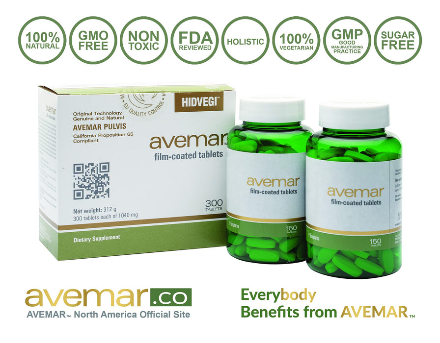 Avemar™ Fermented Wheat Germ Extract 300 Tablets Film-Coated