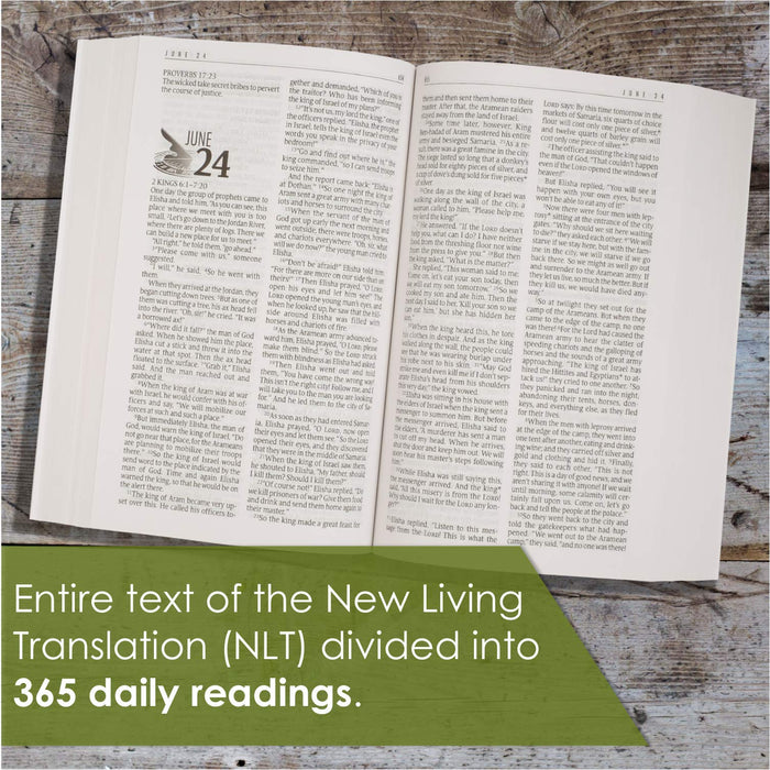 The One Year Bible NLT Softcover: The Entire Bible in 365 Readings