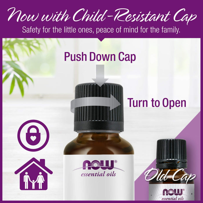 NOW Essential Oils, Ylang Ylang Extra Oil, Comforting Aromatherapy Scent, Steam Distilled, 100% Pure, Vegan, Child Resistant Cap, 1-Ounce