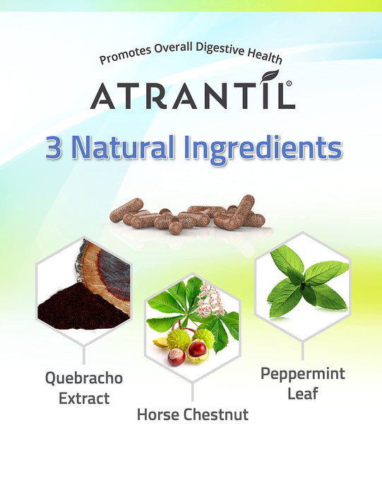 Atrantíl 90 Capsules-Polyphenols for Bloating and Gas Relief