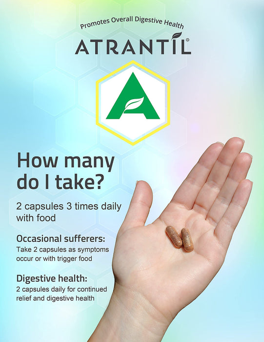 Atrantíl 90 Capsules-Polyphenols for Bloating and Gas Relief