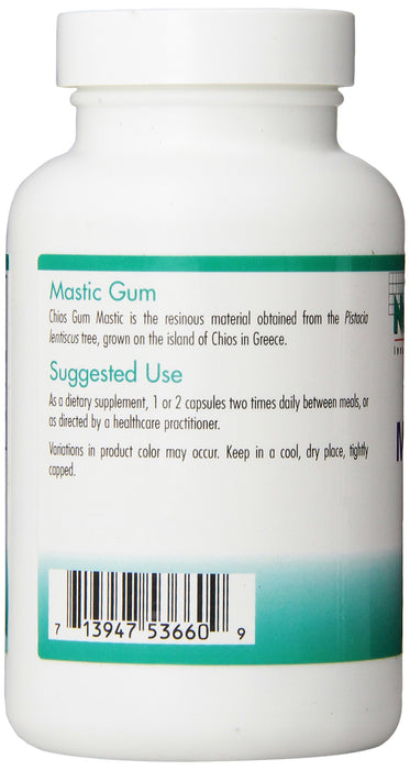 Nutricology Mastic Gum, 120 вегетарианских капсул
