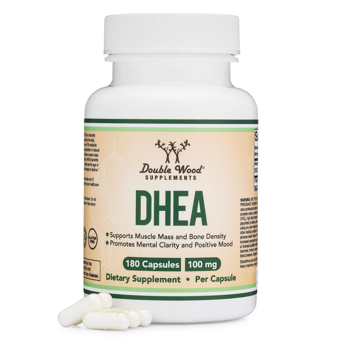 Double Wood DHEA 100mg 180 Capsules