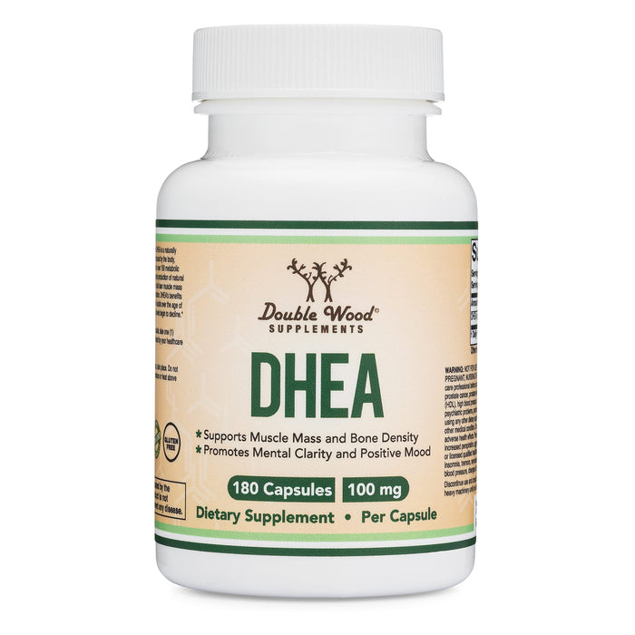 Double Wood DHEA 100mg 180 Capsules