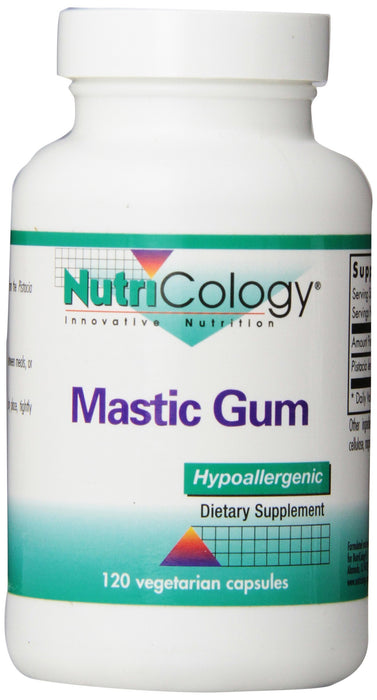 Nutricology Mastic Gum, 120 Vegetarian Capsules — Hebron Nutrition