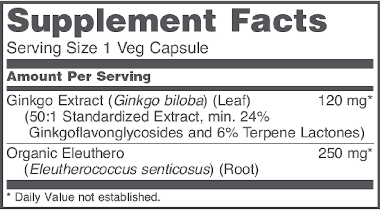 Protocol For Life Balance Ginkgo Biloba 120 mg 100 vegcaps